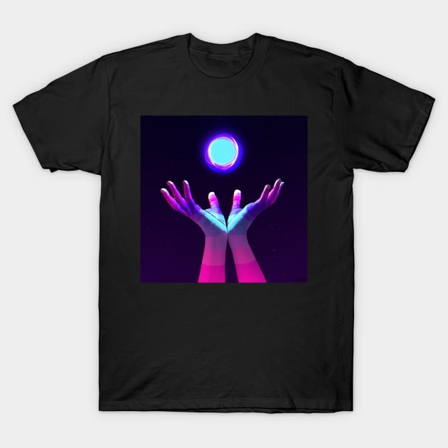 Psychedelic Energy Hands 7 (GIF) T-Shirt by PHAZED